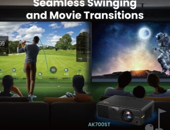 BenQ เปิดตัว Golf Simulator Projector รุ่น AK700ST ใหม่ล่าสุด การันตีความสมจริงทั้ง “Swing – Play – Watch” พร้อมถ่ายทอดทุกรายละเอียดของสนามกอล์ฟระดับโลกสู่ทุกบ้าน